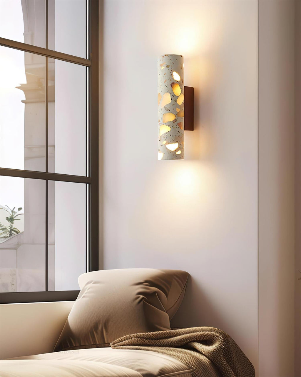 Dorrenenelle Terrazzo Wall Light-Moonnatur