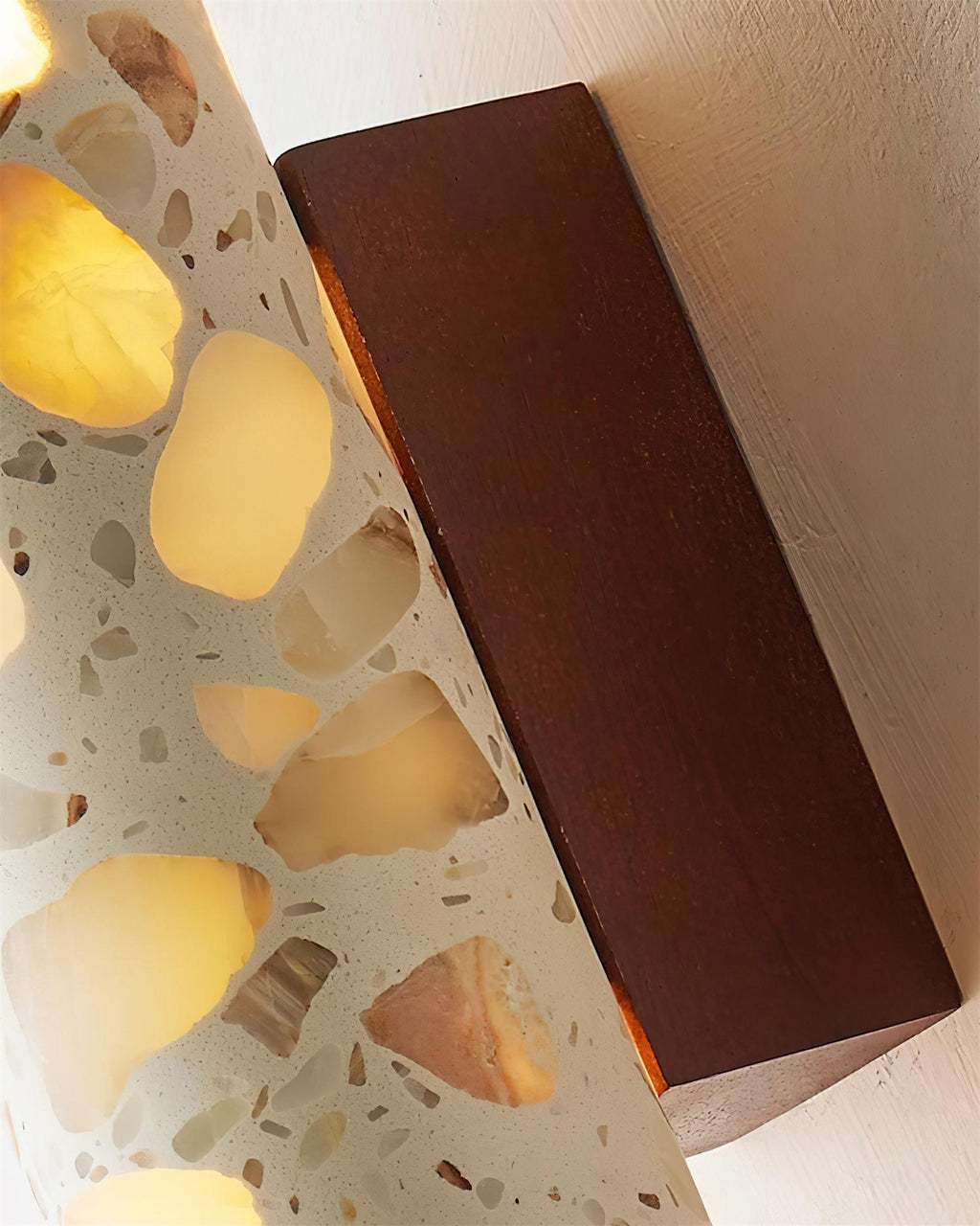 Dorrenenelle Terrazzo Wall Light-Moonnatur