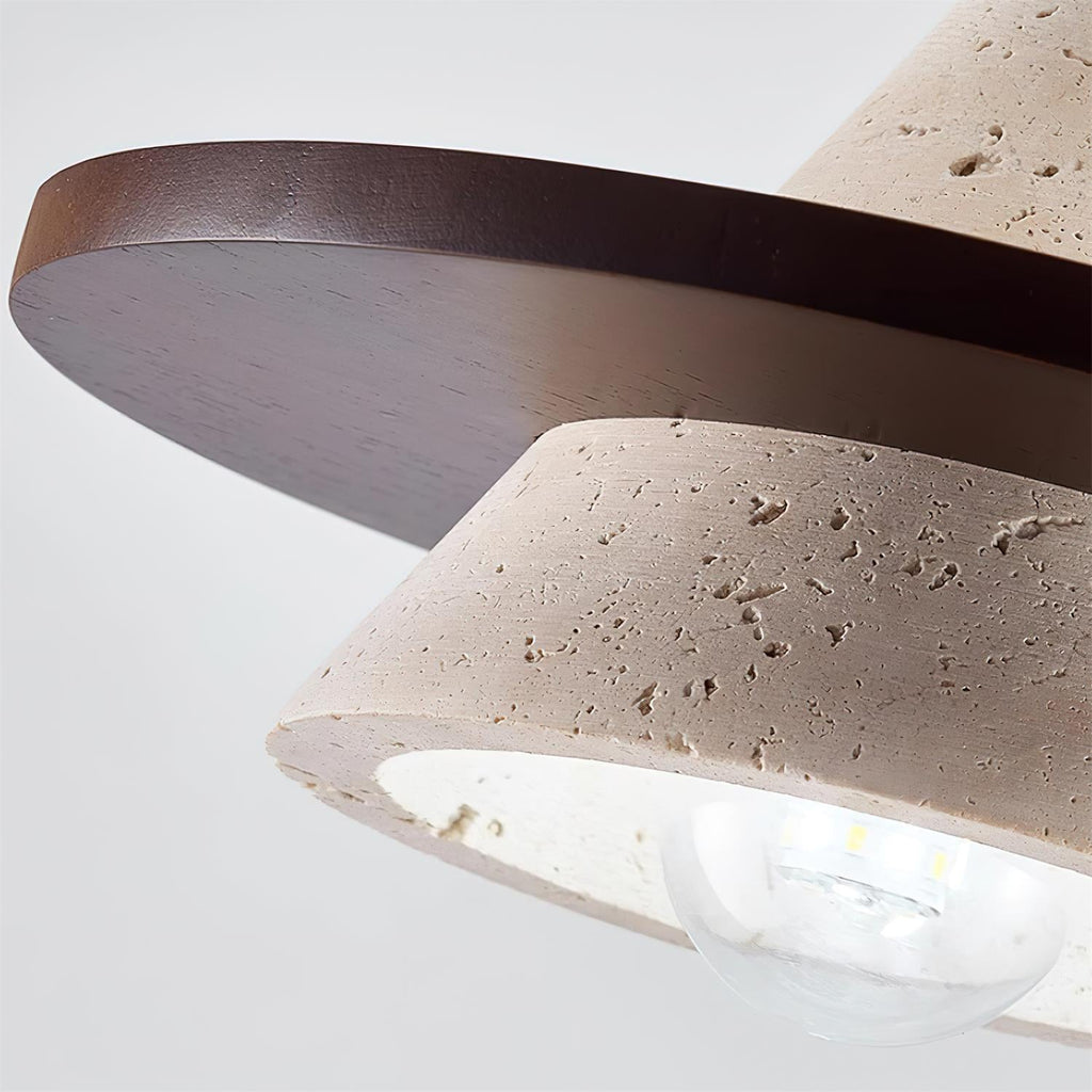 Laderley Travertine Pendant Light-Moonnatur