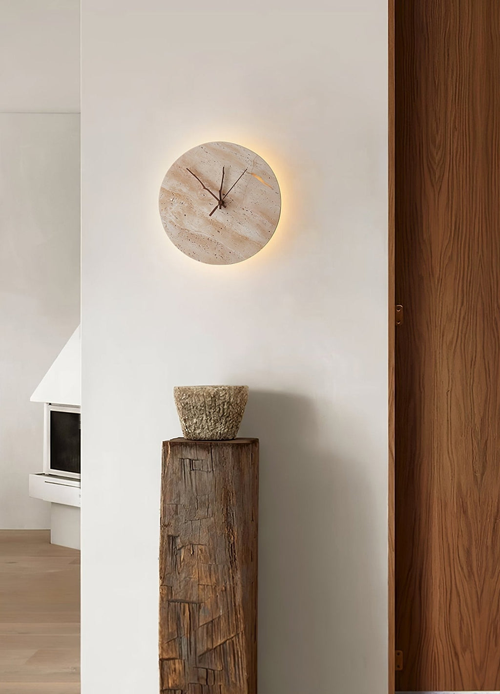Aurevale Travertine Wall Light-Moonnatur