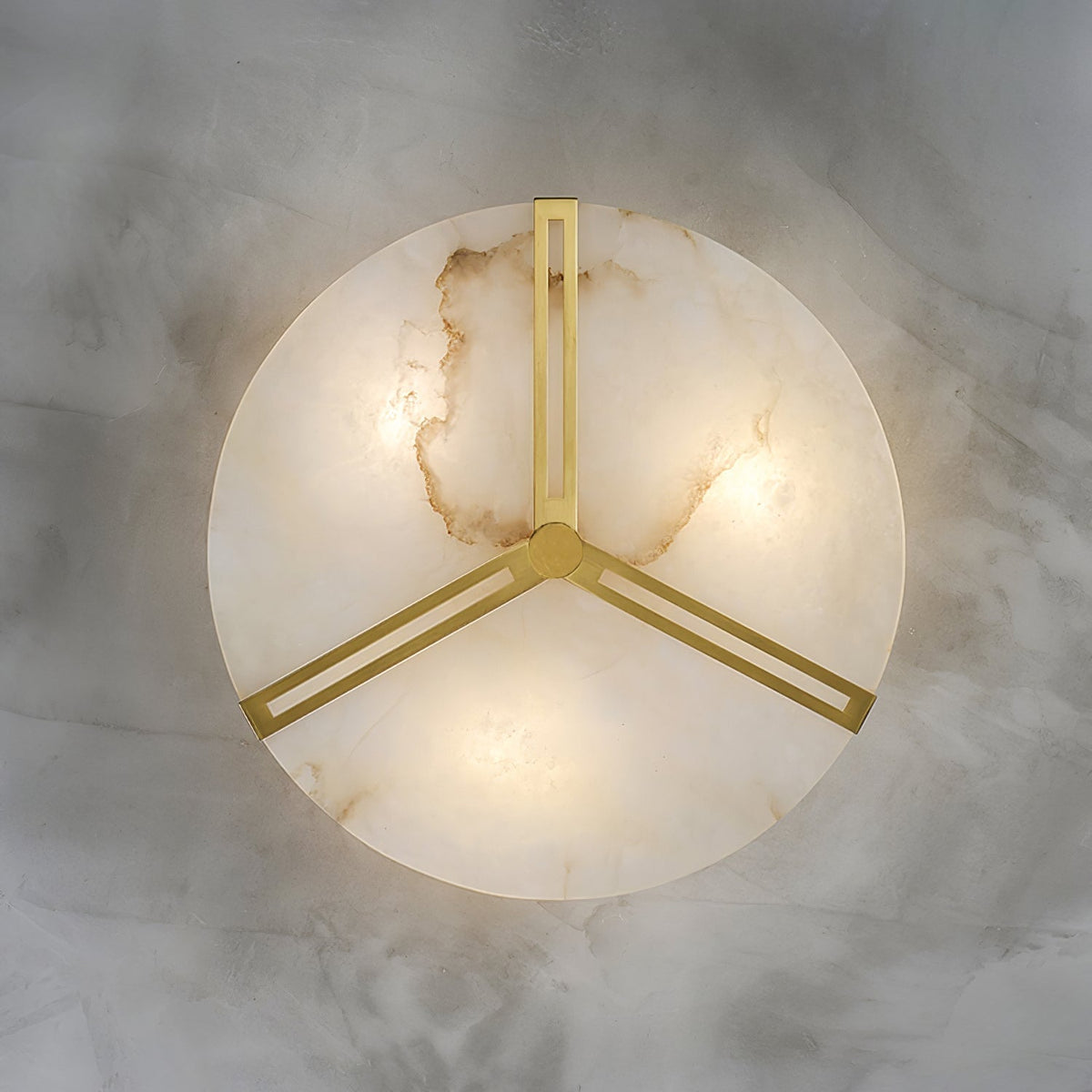 Hatherenora Alabaster Ceiling Light-Moonnatur
