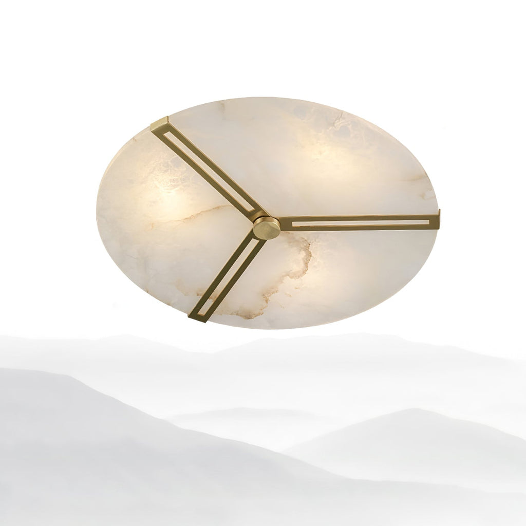 Hatherenora Alabaster Ceiling Light-Moonnatur