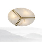 Hatherenora Alabaster Ceiling Light-Moonnatur