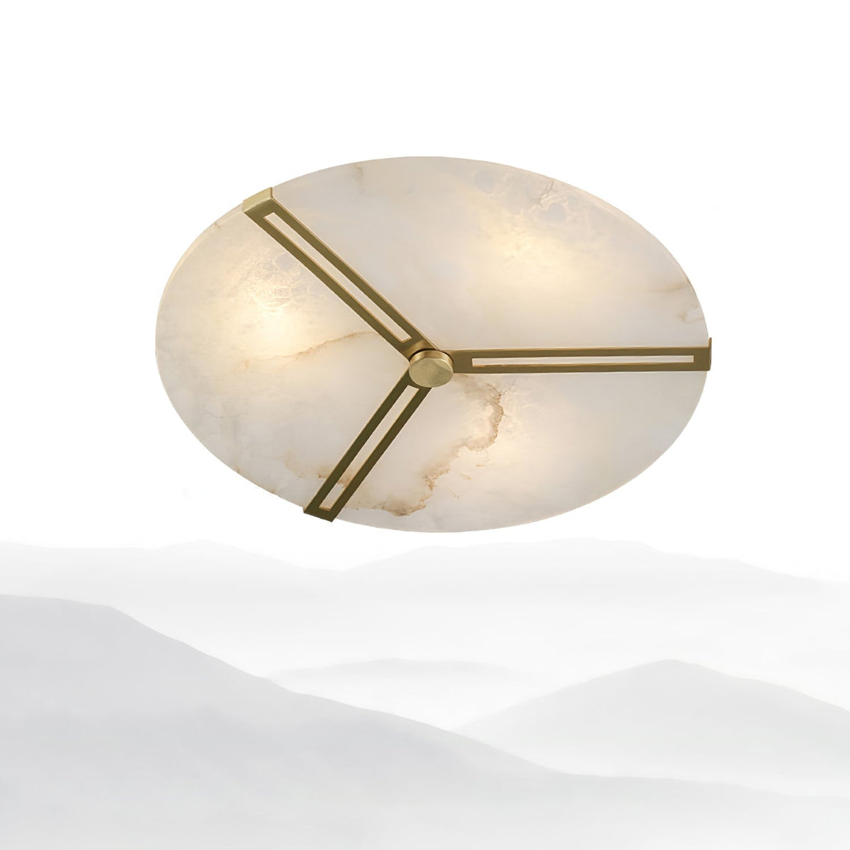 Hatherenora Alabaster Ceiling Light-Moonnatur
