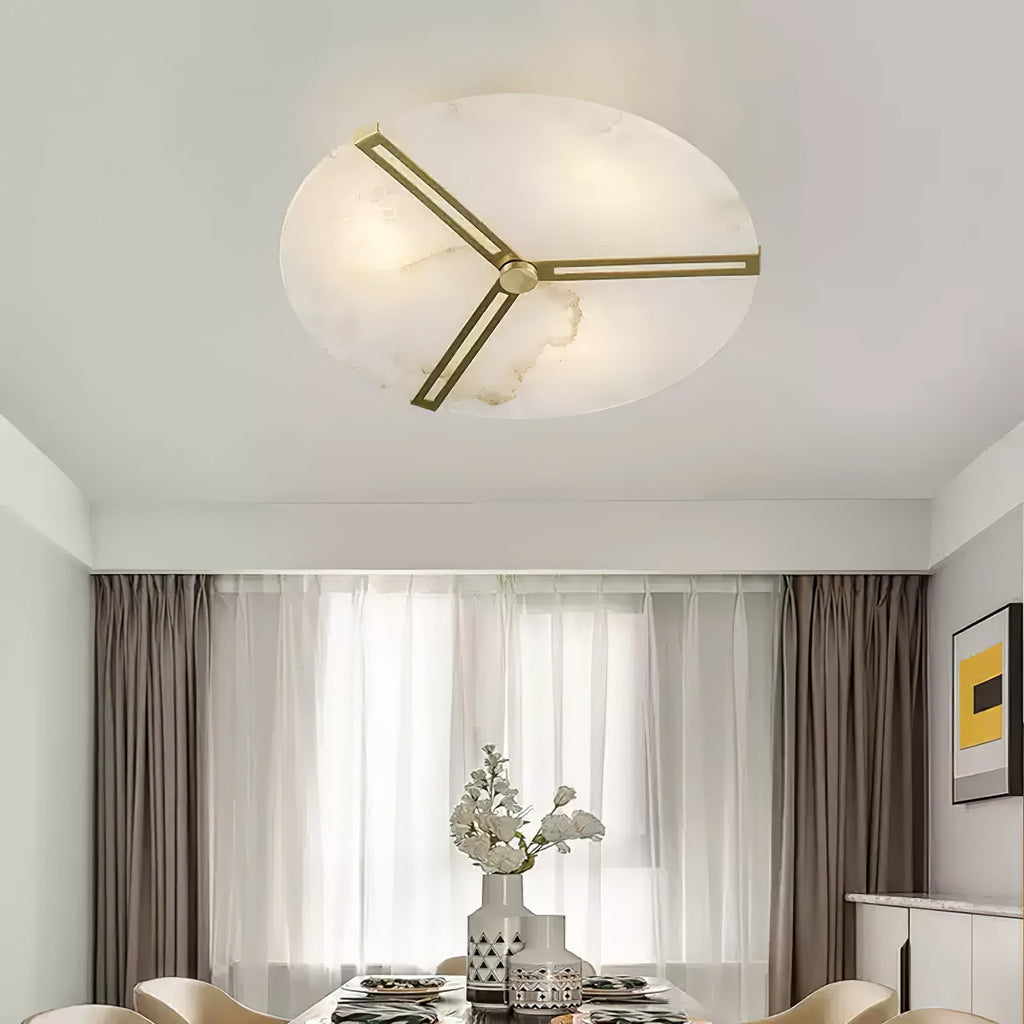 Hatherenora Alabaster Ceiling Light-Moonnatur