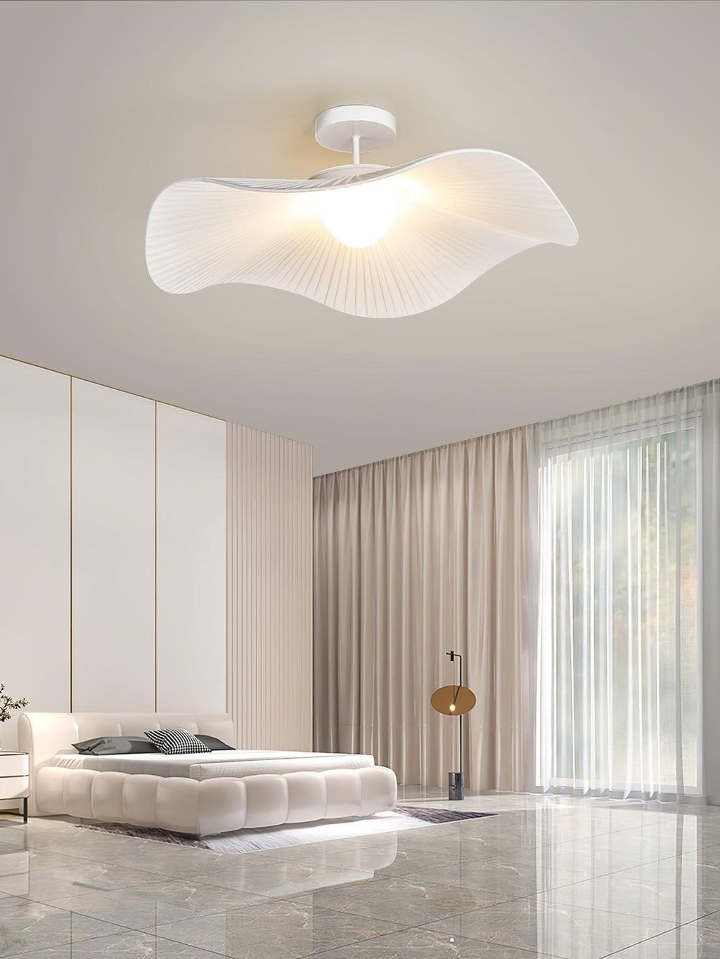 Ylenella Fabric Ceiling Light-Moonnatur