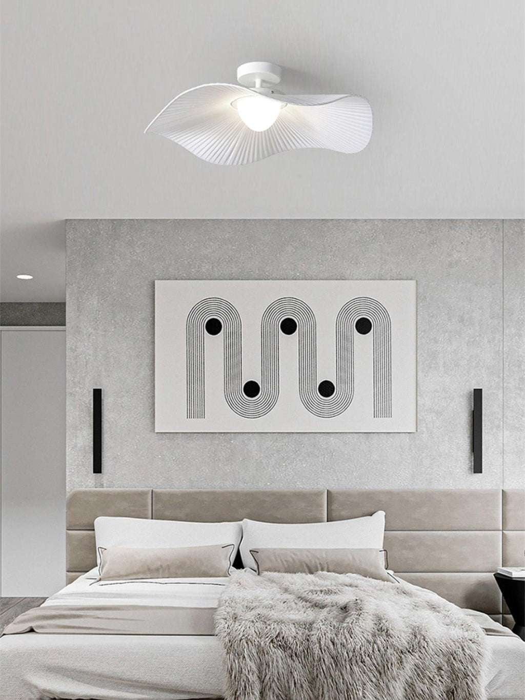 Ylenella Fabric Ceiling Light-Moonnatur