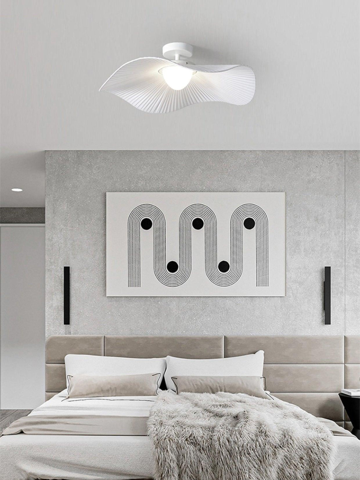 Ylenella Fabric Ceiling Light-Moonnatur