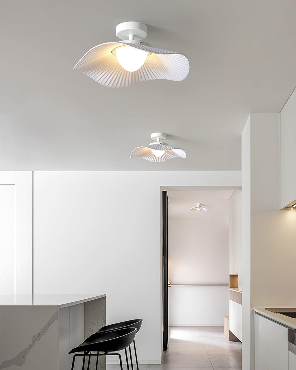 Ylenella Fabric Ceiling Light-Moonnatur