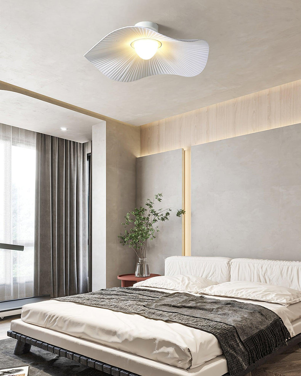 Ylenella Fabric Ceiling Light-Moonnatur