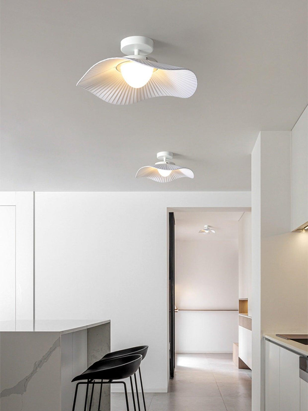 Ylenella Fabric Ceiling Light-Moonnatur