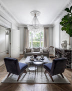 Jarvenenna Glass Chandelier-Moonnatur
