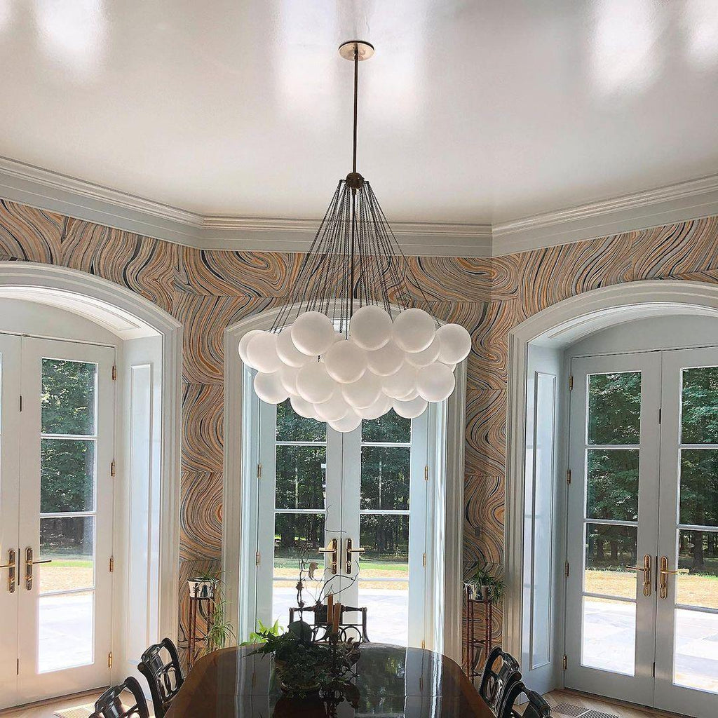 Orenmoss Glass Chandelier-Moonnatur