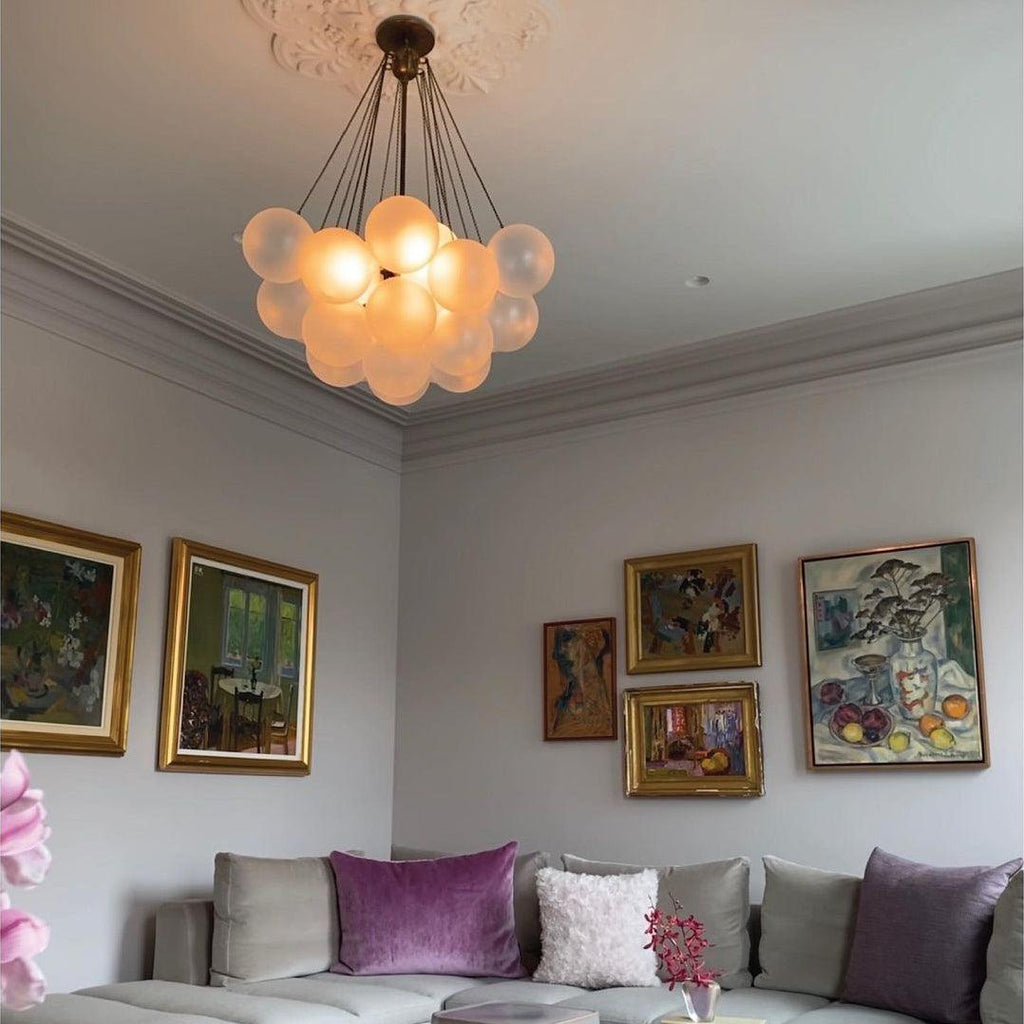 Jarvenenna Glass Chandelier-Moonnatur