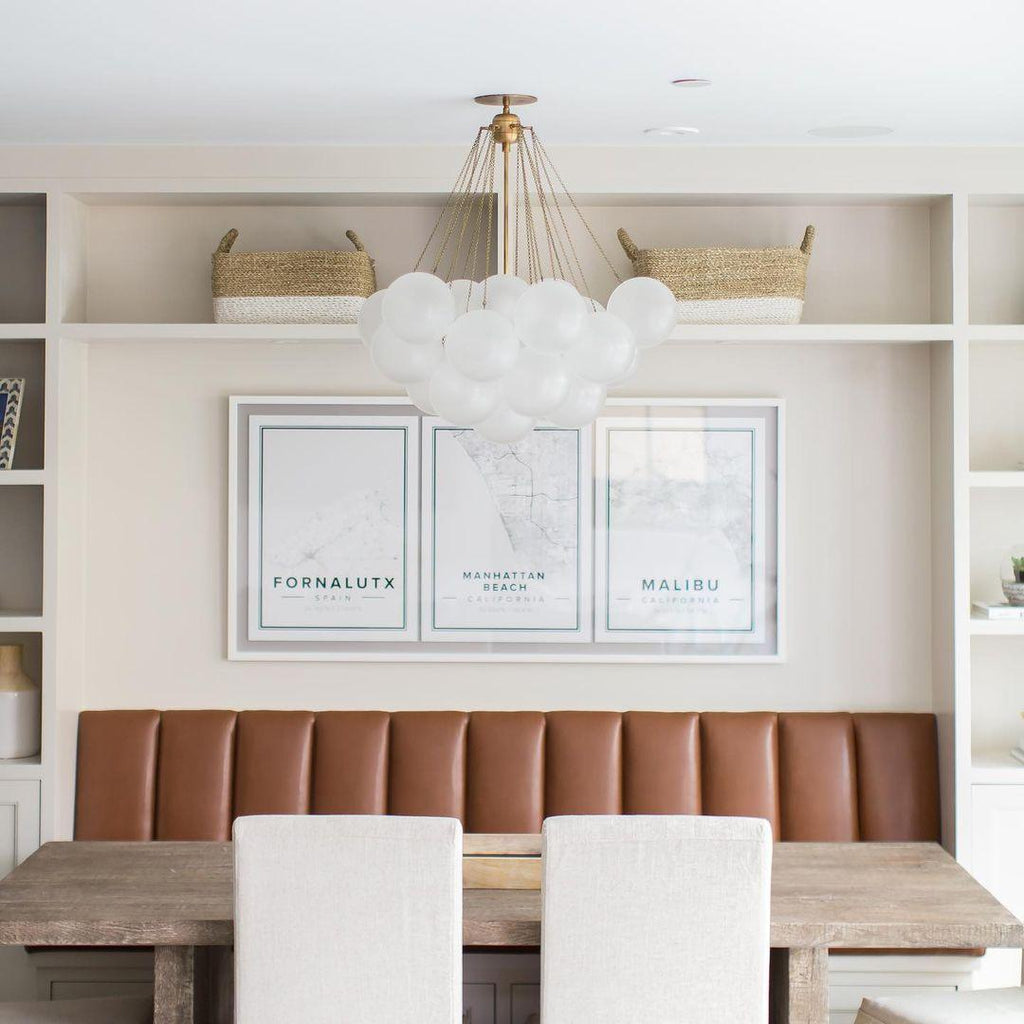 Orenmoss Glass Chandelier-Moonnatur