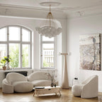 Orenmoss Glass Chandelier-Moonnatur