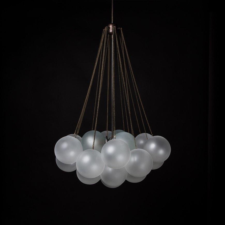 Orenmoss Glass Chandelier-Moonnatur