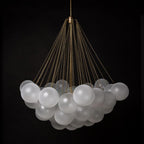 Orenmoss Glass Chandelier-Moonnatur