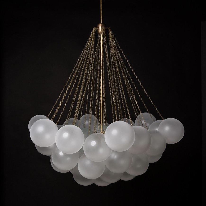 Orenmoss Glass Chandelier-Moonnatur