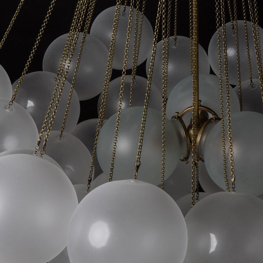 Jarvenenna Glass Chandelier-Moonnatur