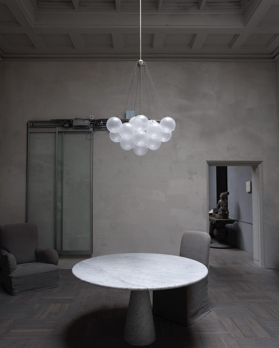 Jarvenenna Glass Chandelier-Moonnatur