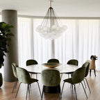 Orenmoss Glass Chandelier-Moonnatur