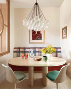 Jarvenenna Glass Chandelier-Moonnatur