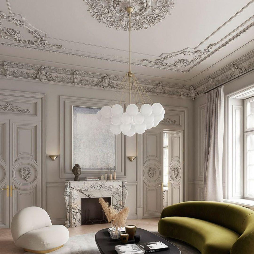 Orenmoss Glass Chandelier-Moonnatur
