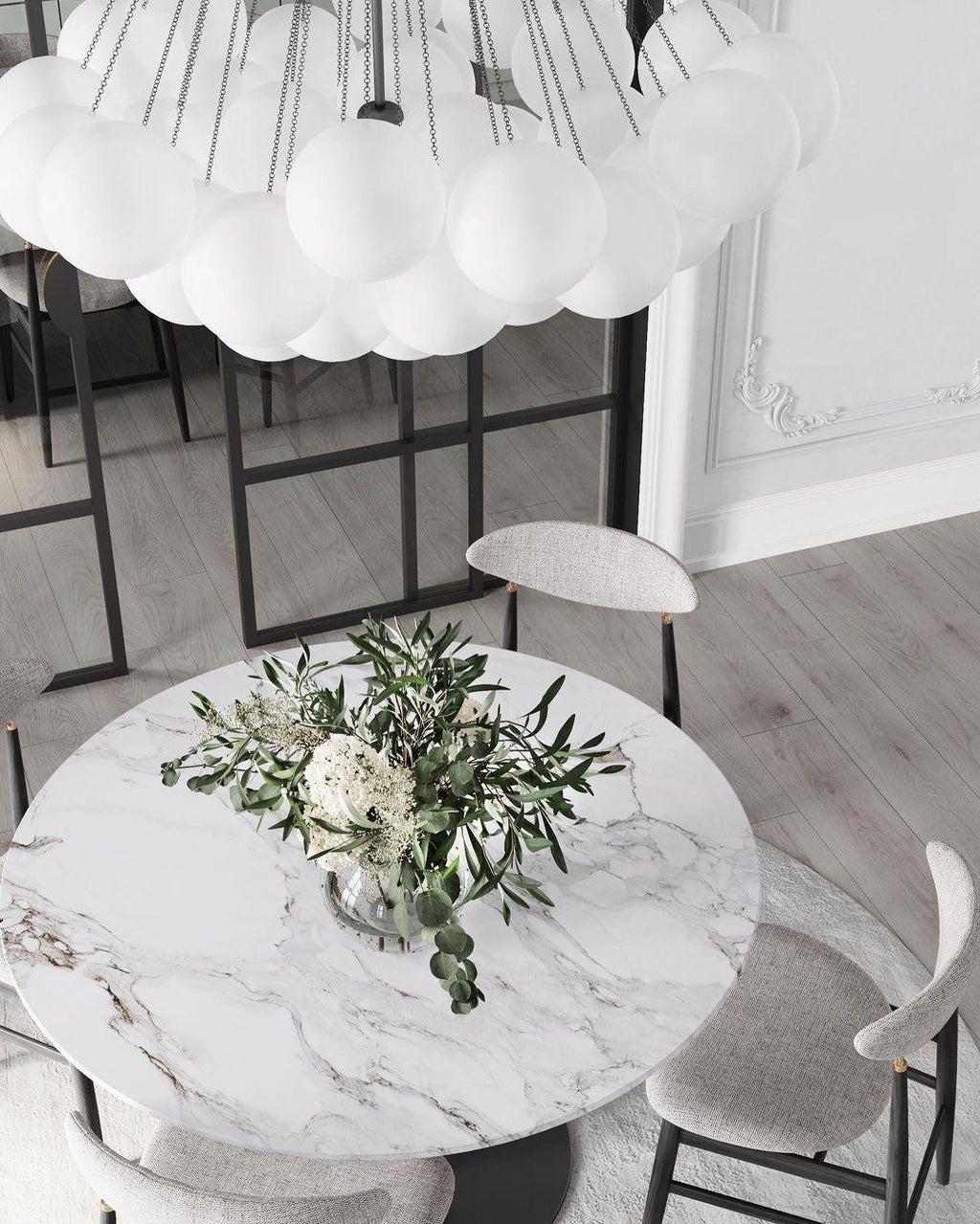 Jarvenenna Glass Chandelier-Moonnatur