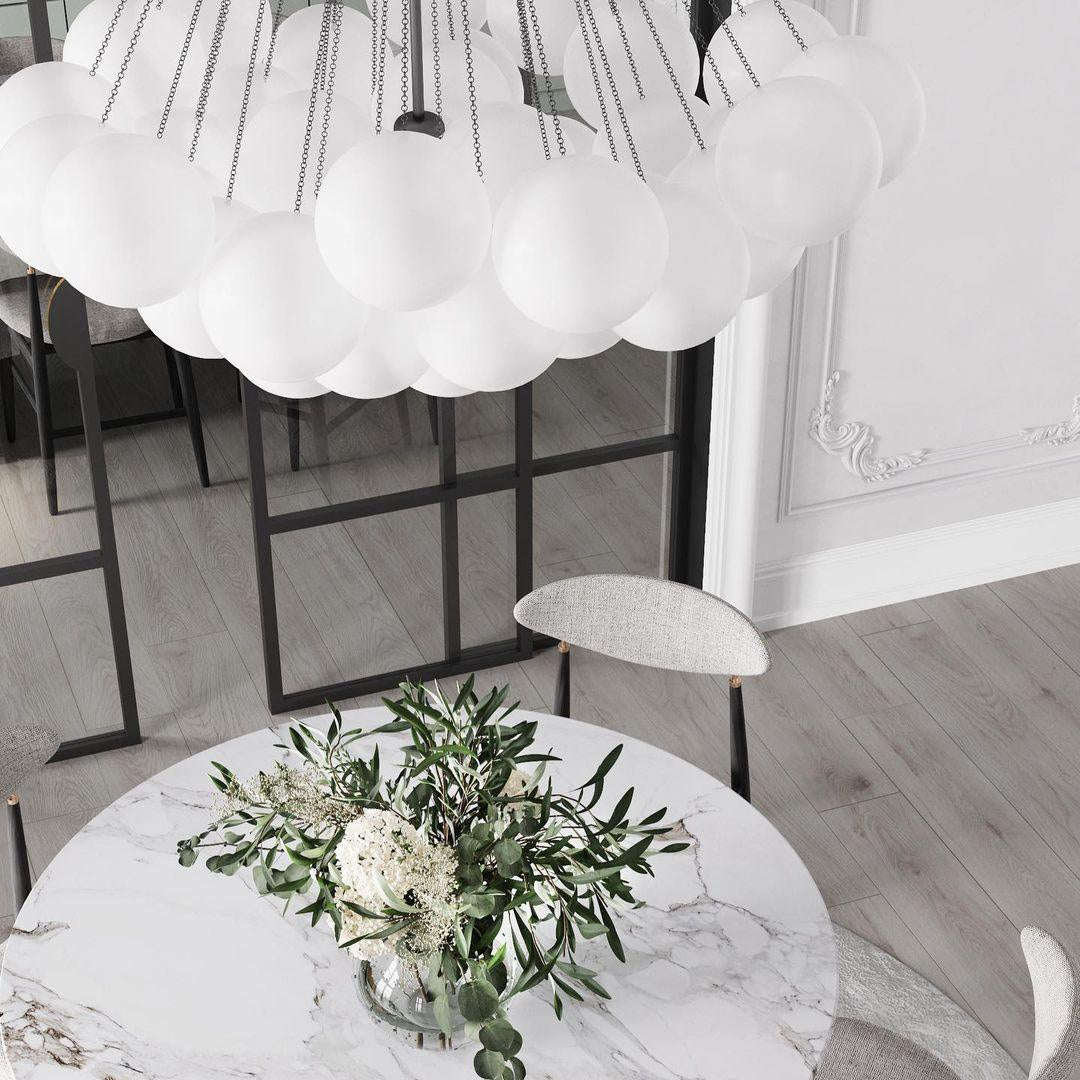Orenmoss Glass Chandelier-Moonnatur