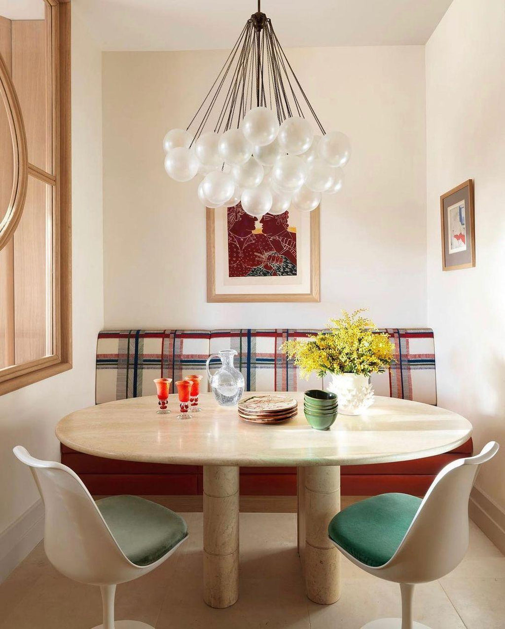 Jarvenenna Glass Chandelier-Moonnatur