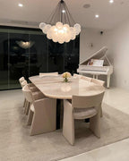Jarvenenna Glass Chandelier-Moonnatur