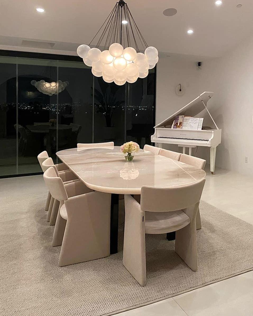 Jarvenenna Glass Chandelier-Moonnatur