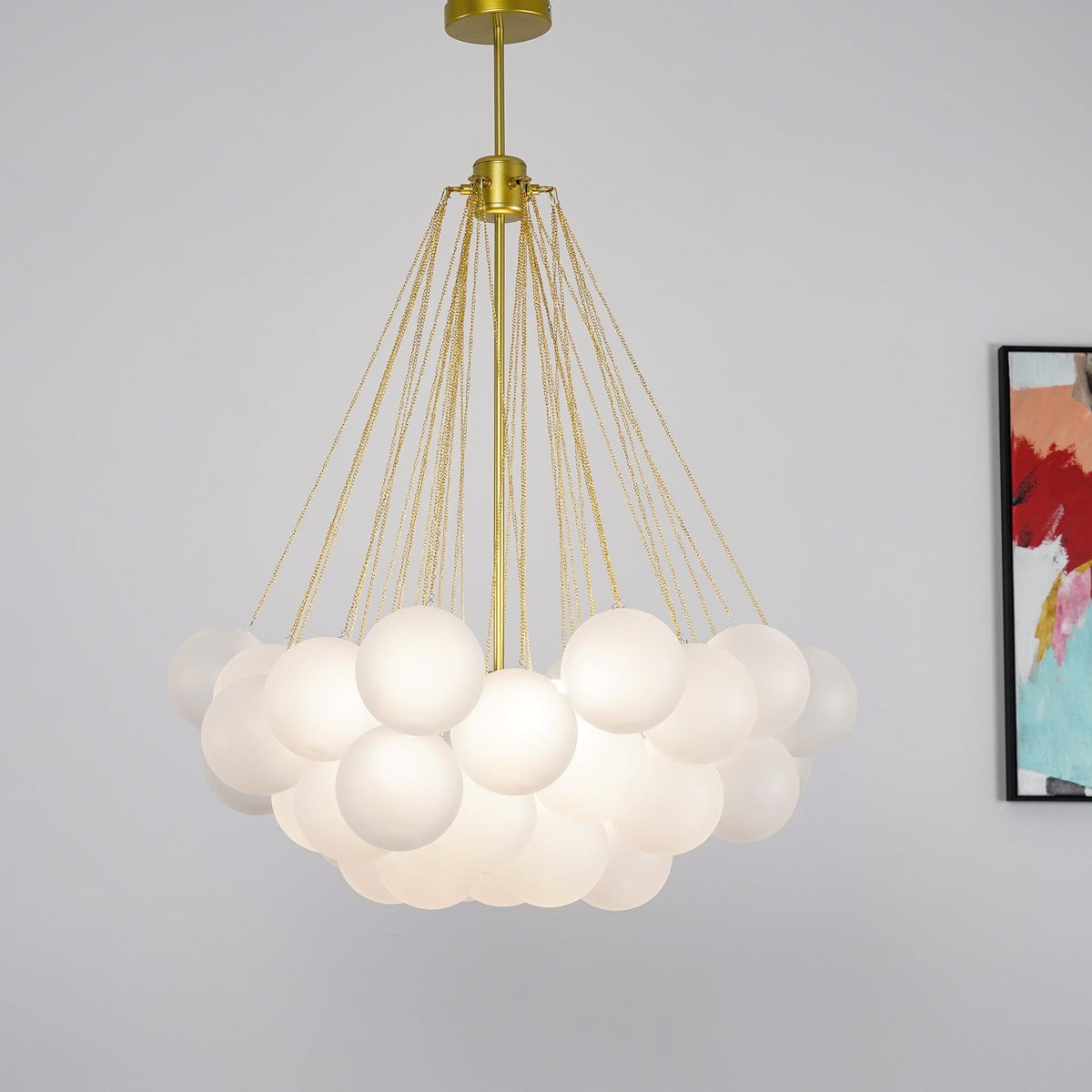 Orenmoss Glass Chandelier-Moonnatur