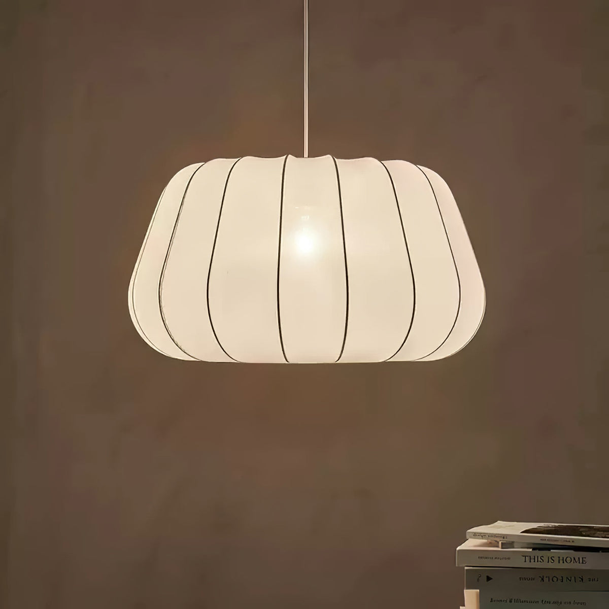 Barrowelle Fabric Pendant Light-Moonnatur
