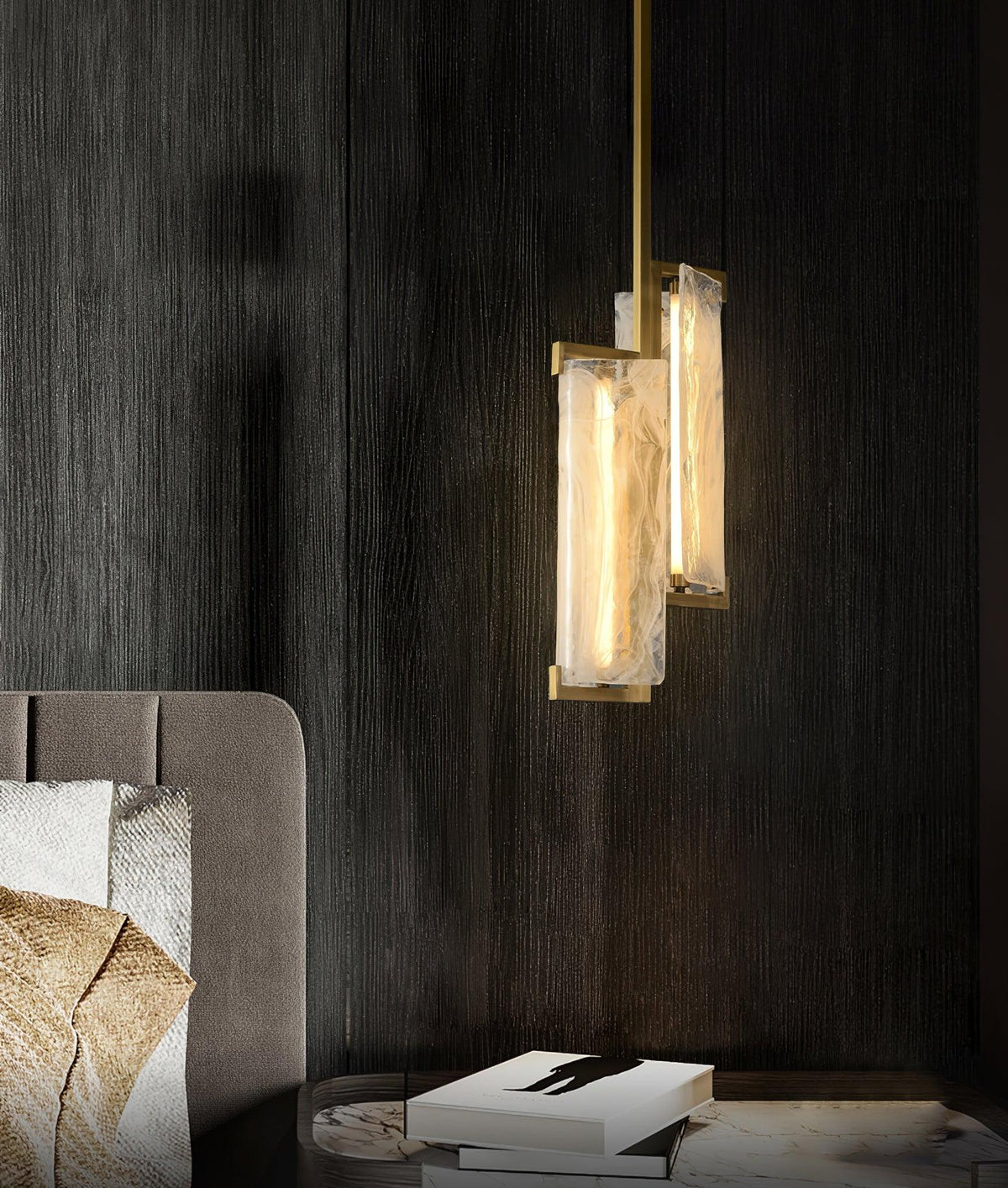 Dunselenna Glass Pendant Light-Moonnatur