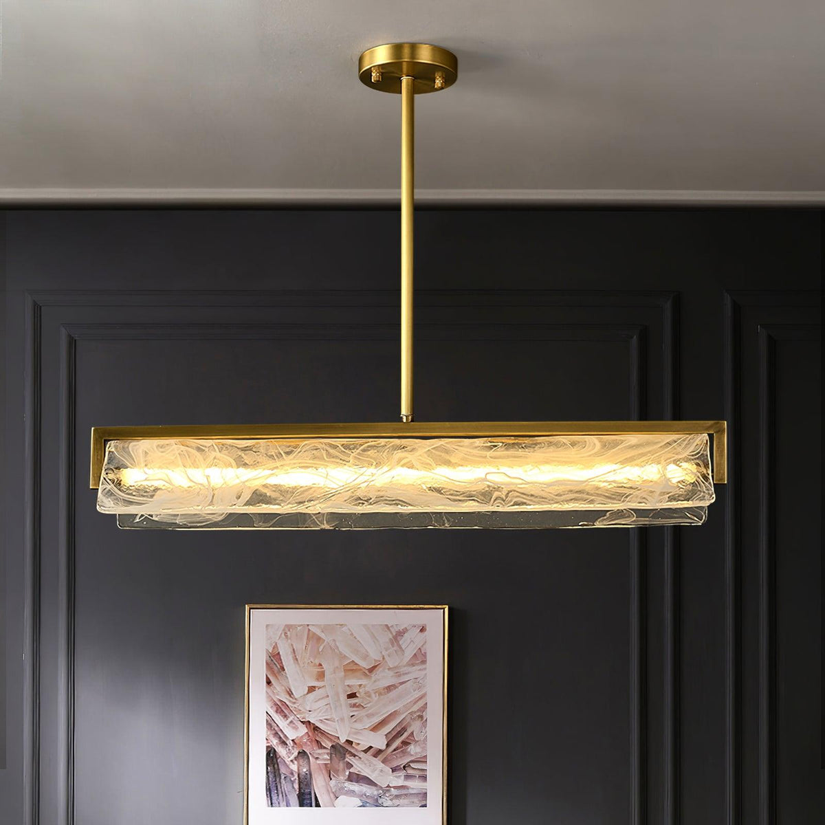 Dunselenna Glass Pendant Light-Moonnatur