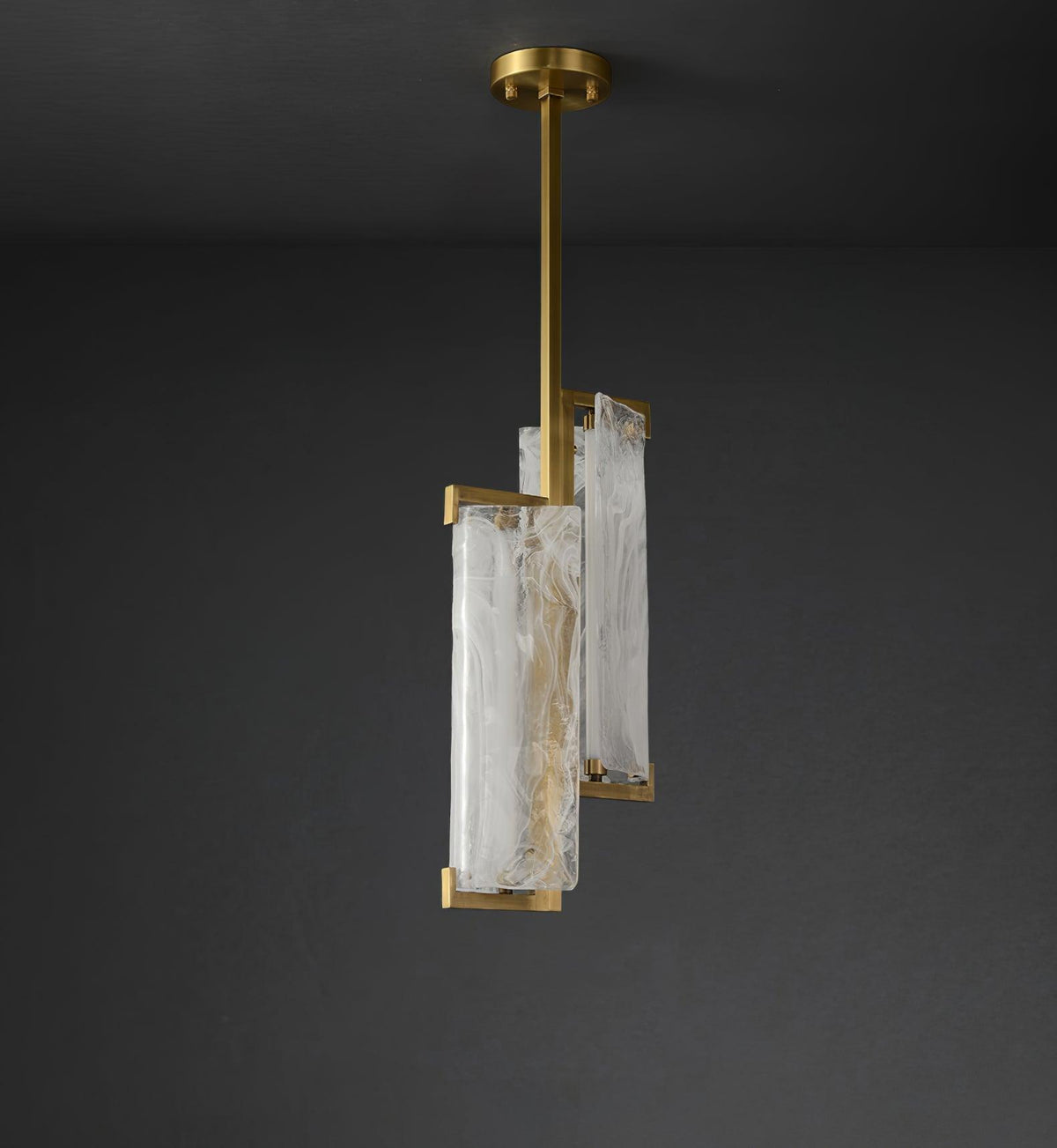Dunselenna Glass Pendant Light-Moonnatur