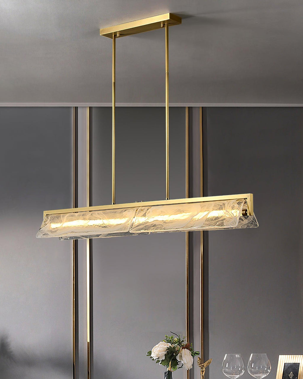 Dunselenna Glass Pendant Light-Moonnatur