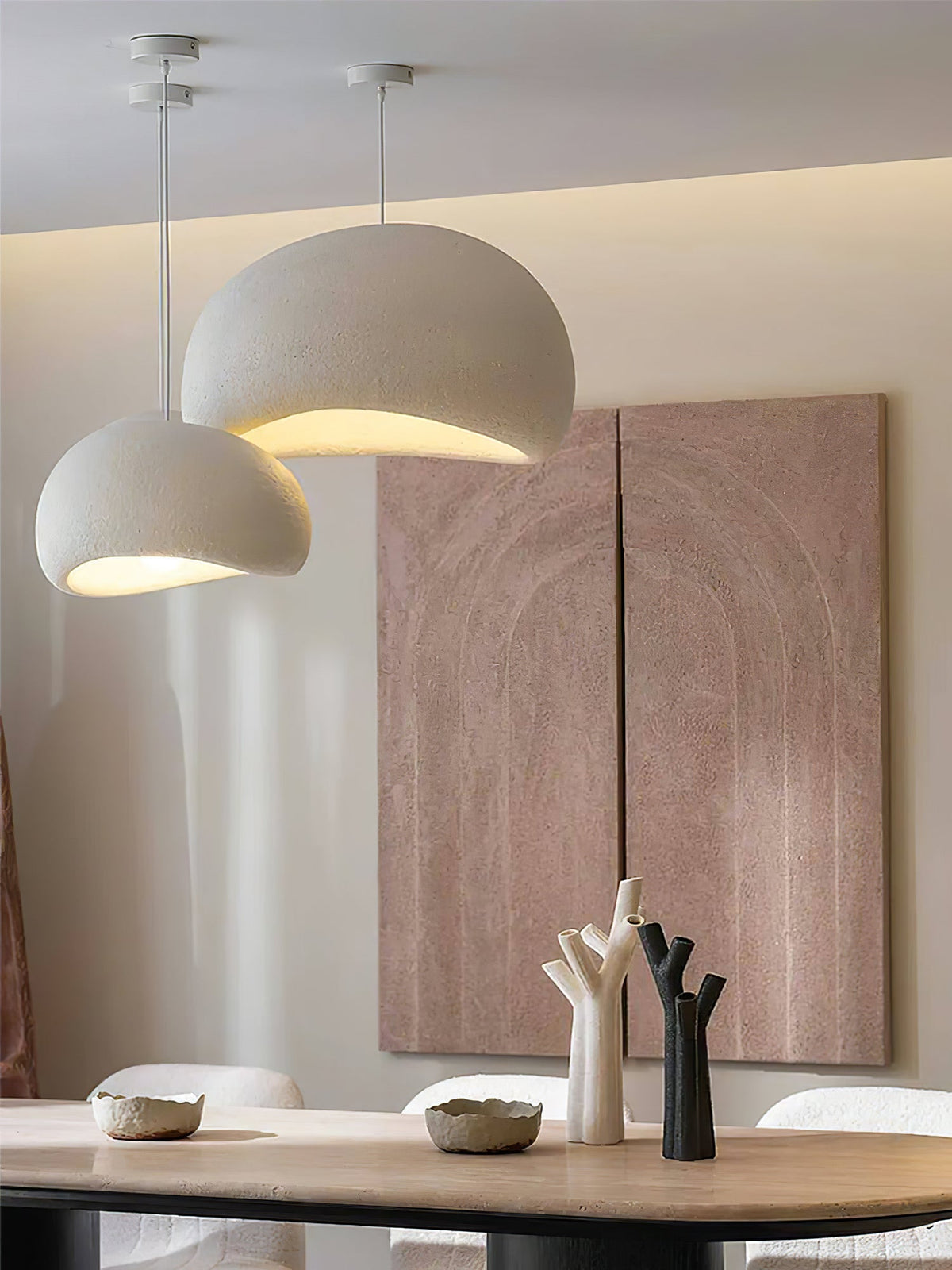 Helrenera Polystyrene Pendant Light-Moonnatur