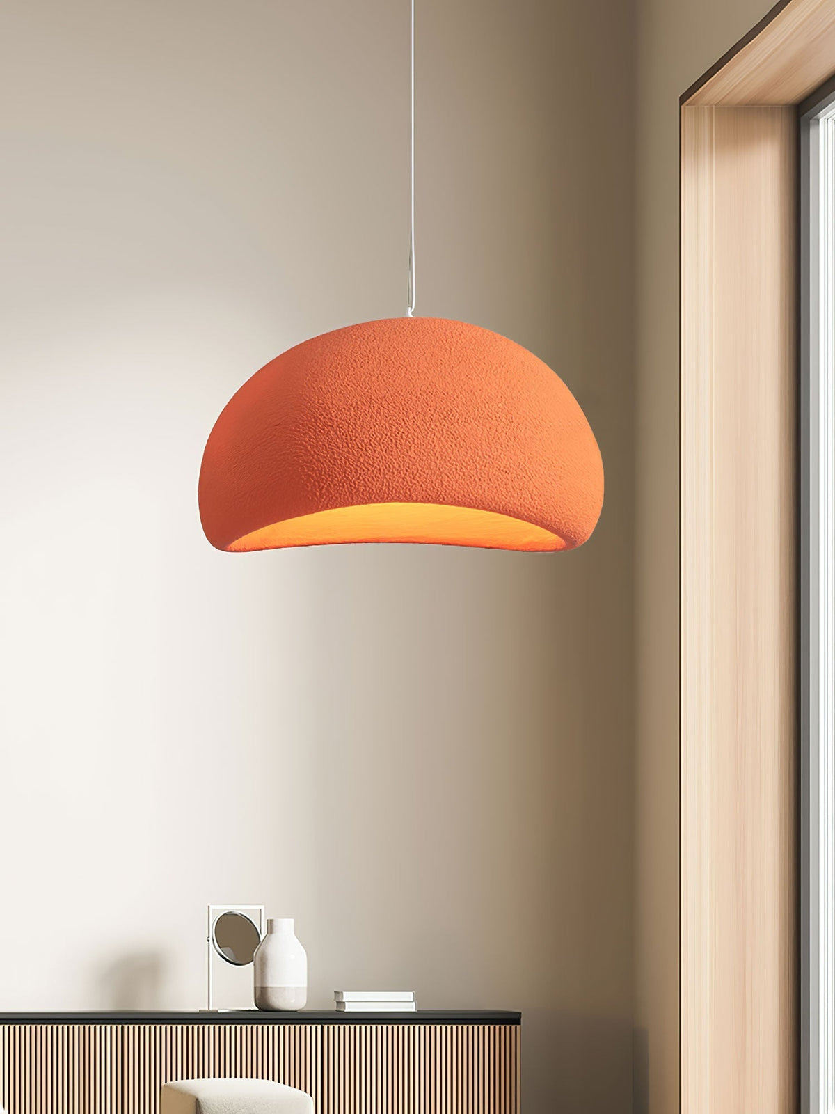 Helrenera Polystyrene Pendant Light-Moonnatur