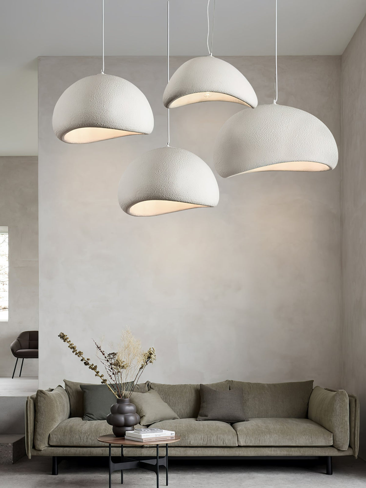 Helrenera Polystyrene Pendant Light-Moonnatur