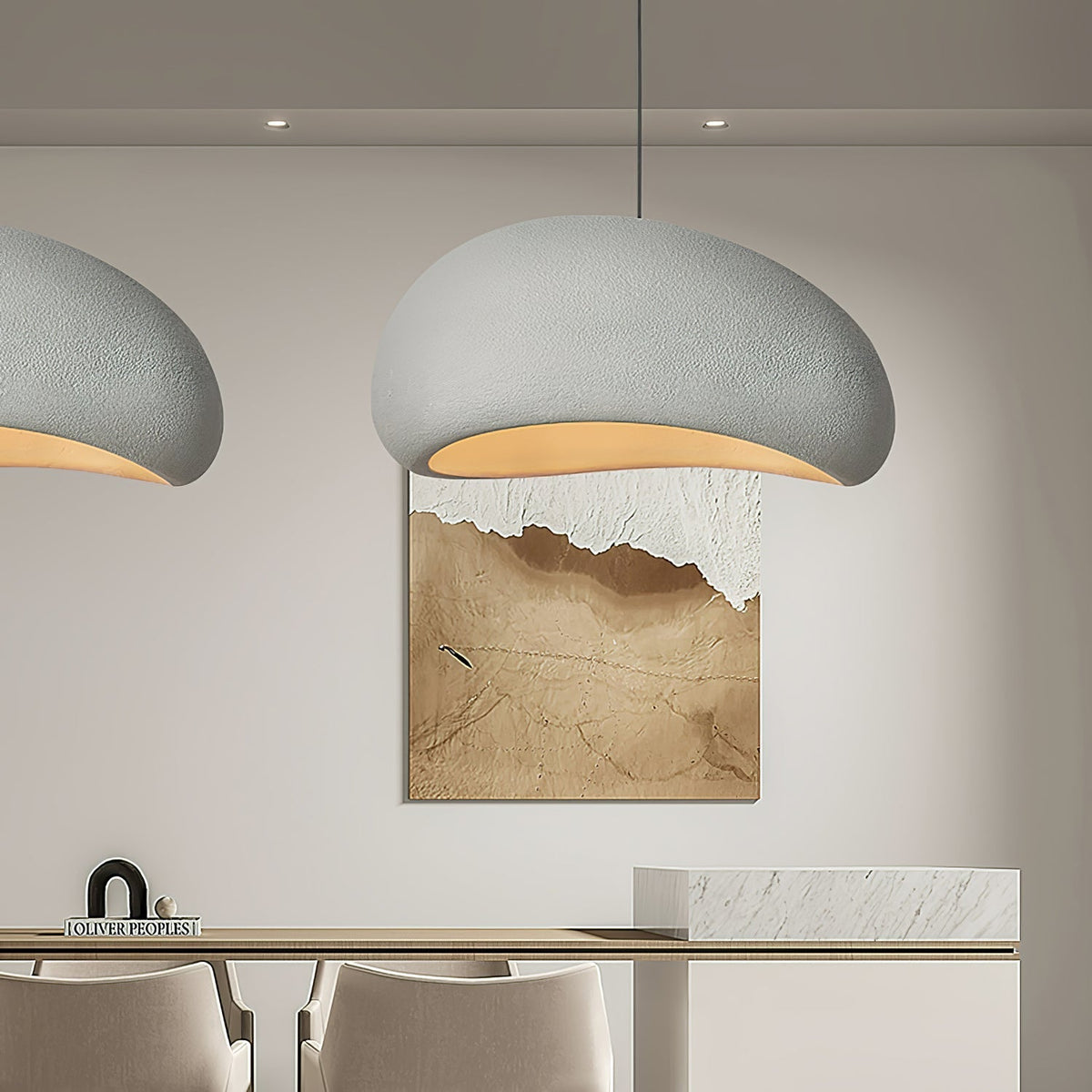 Helrenera Polystyrene Pendant Light-Moonnatur