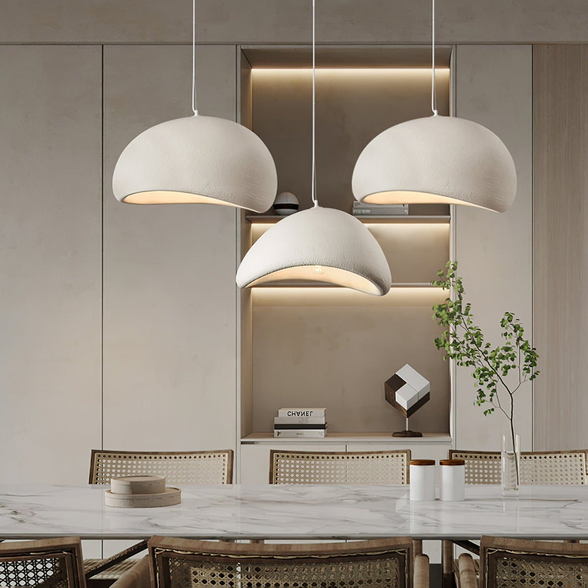 Helrenera Polystyrene Pendant Light-Moonnatur