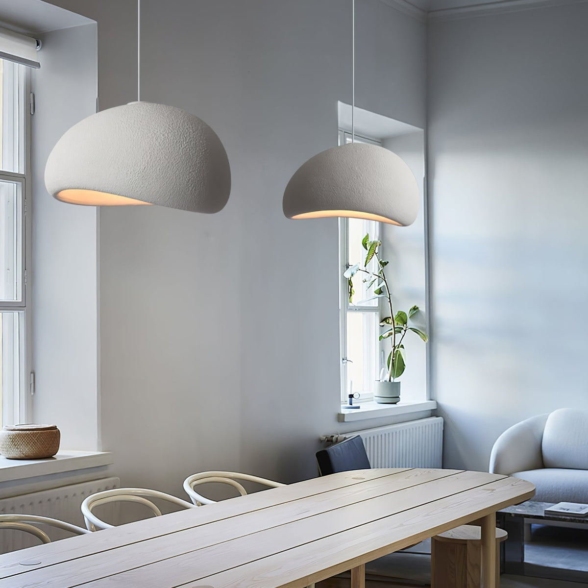 Helrenera Polystyrene Pendant Light-Moonnatur