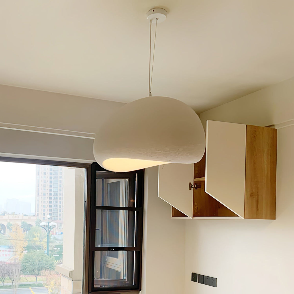 Helrenera Polystyrene Pendant Light-Moonnatur