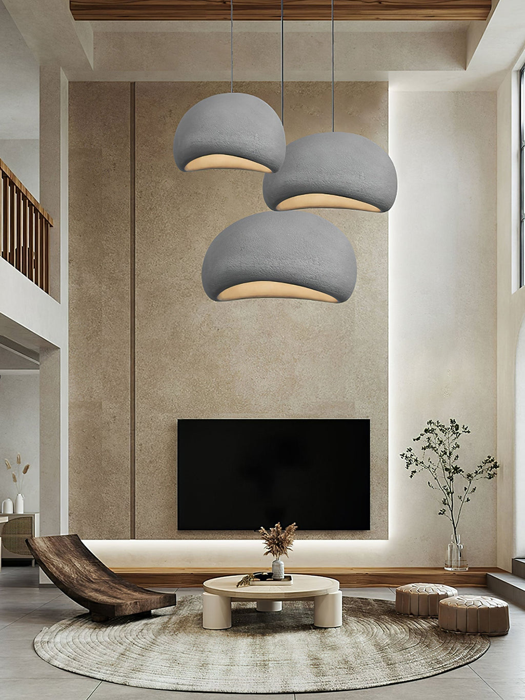 Helrenera Polystyrene Pendant Light-Moonnatur