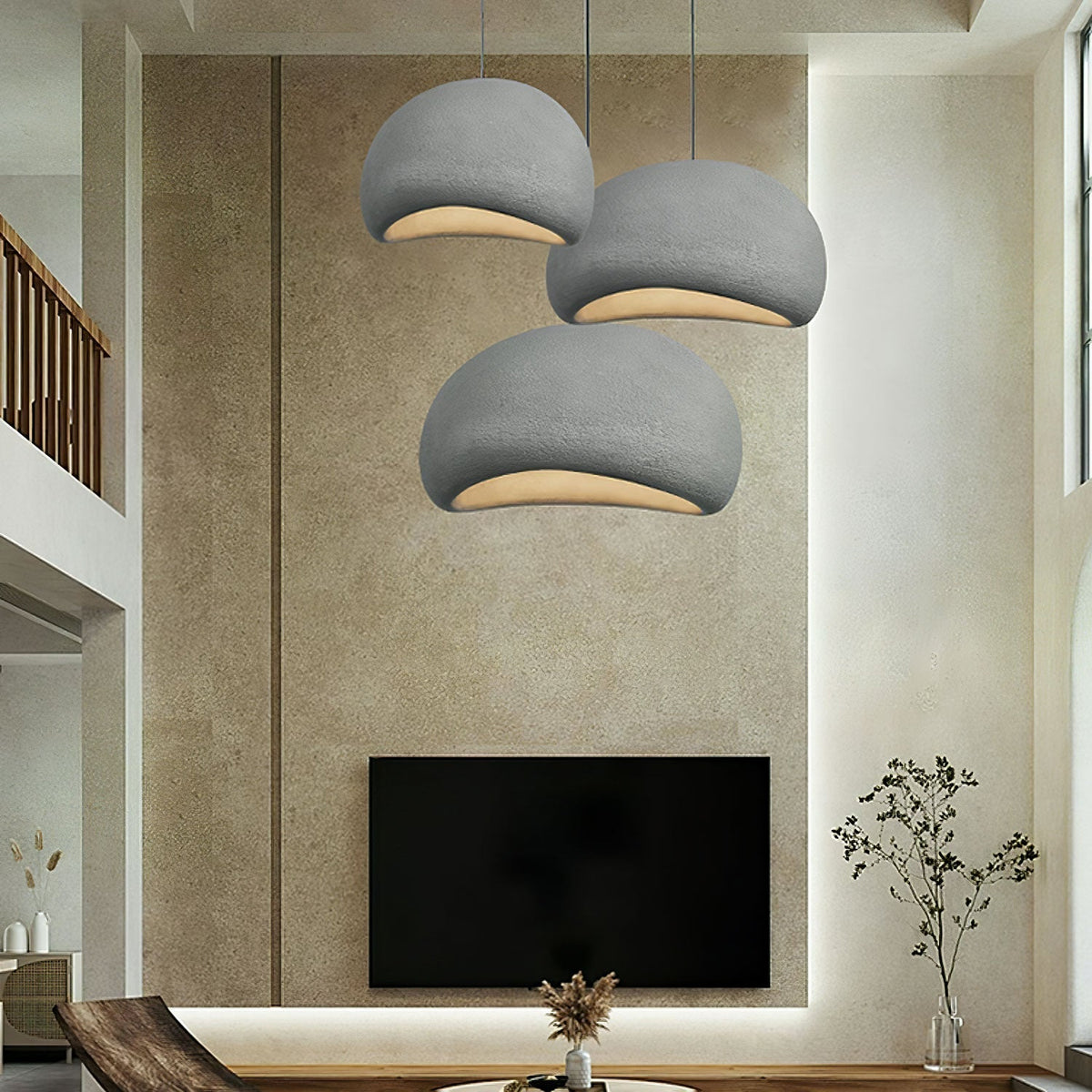 Helrenera Polystyrene Pendant Light-Moonnatur
