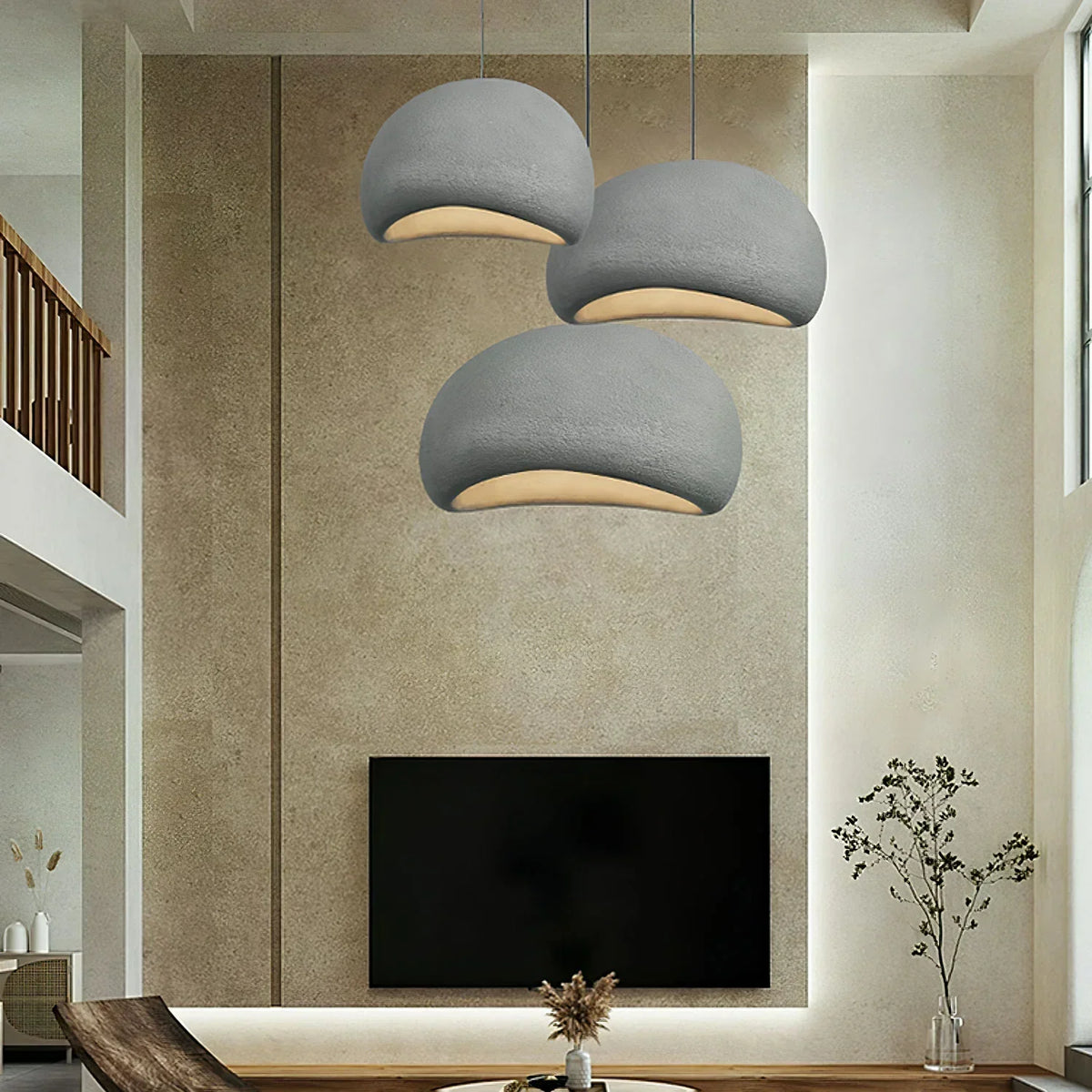 Emrendale Polystyrene Foam Pendant Light-Moonnatur