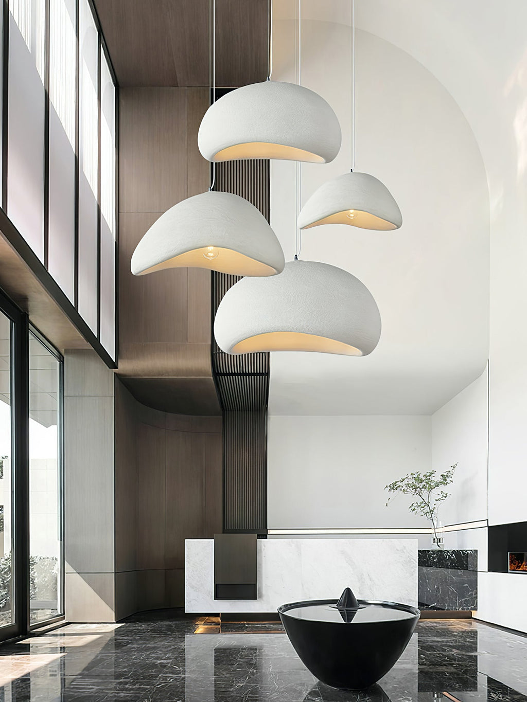 Helrenera Polystyrene Pendant Light-Moonnatur